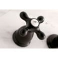 thumbnail image 5 of Kingston Brass KS3122AX Vintage 2-Handle Wall Mount Bathroom Faucet, Polished Brass, 5 of 7