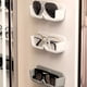 thumbnail image 2 of Soporte de gafas autoadhesivo Yuarrent plástico almacenamiento y organización del hogar blanco, 2 of 6