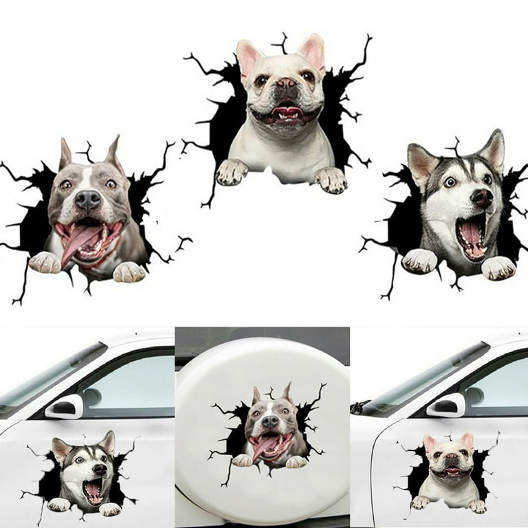 Car Decals Wall Decals Stickers Pack of 3 Realistic Car