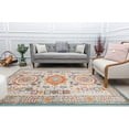 thumbnail image 3 of Harper HY60F Orange Appeal Abstract Vintage White Area Rug, 2'6" x 8', 3 of 5