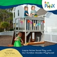 thumbnail image 2 of Funphix Durable Children Outdoor Playsets, Multicolor Wood, 2 of 9