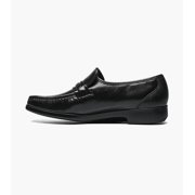 Florsheim Riva Men's Moc Toe Bit Loafer, Black, 7 3E