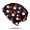 Black Christmas Santa Pattern-1, variant on Christmas Reindeer Snowflake Dot Pattern Slouchy Beanie Hat, Outdoor Running Beanie with Stretchy Fabric & Soft Texture, Heat Retaining Gifts for Birthday Christmas Thanksgiving