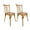 Chestnut, variant on Chestnut Wood Willow Chair by Chivari, 2 Chair Bundle by Chivari