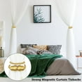 thumbnail image 6 of Magnetic Curtain Tiebacks 2 Pack Rope Decorative Curtain Tie Backs Elegant Curtain Holders for Drapes Outdoor Window Treatment Holdbacks, 6 of 12