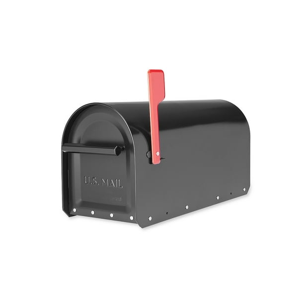 Sequoia Post Mount Mailbox Black