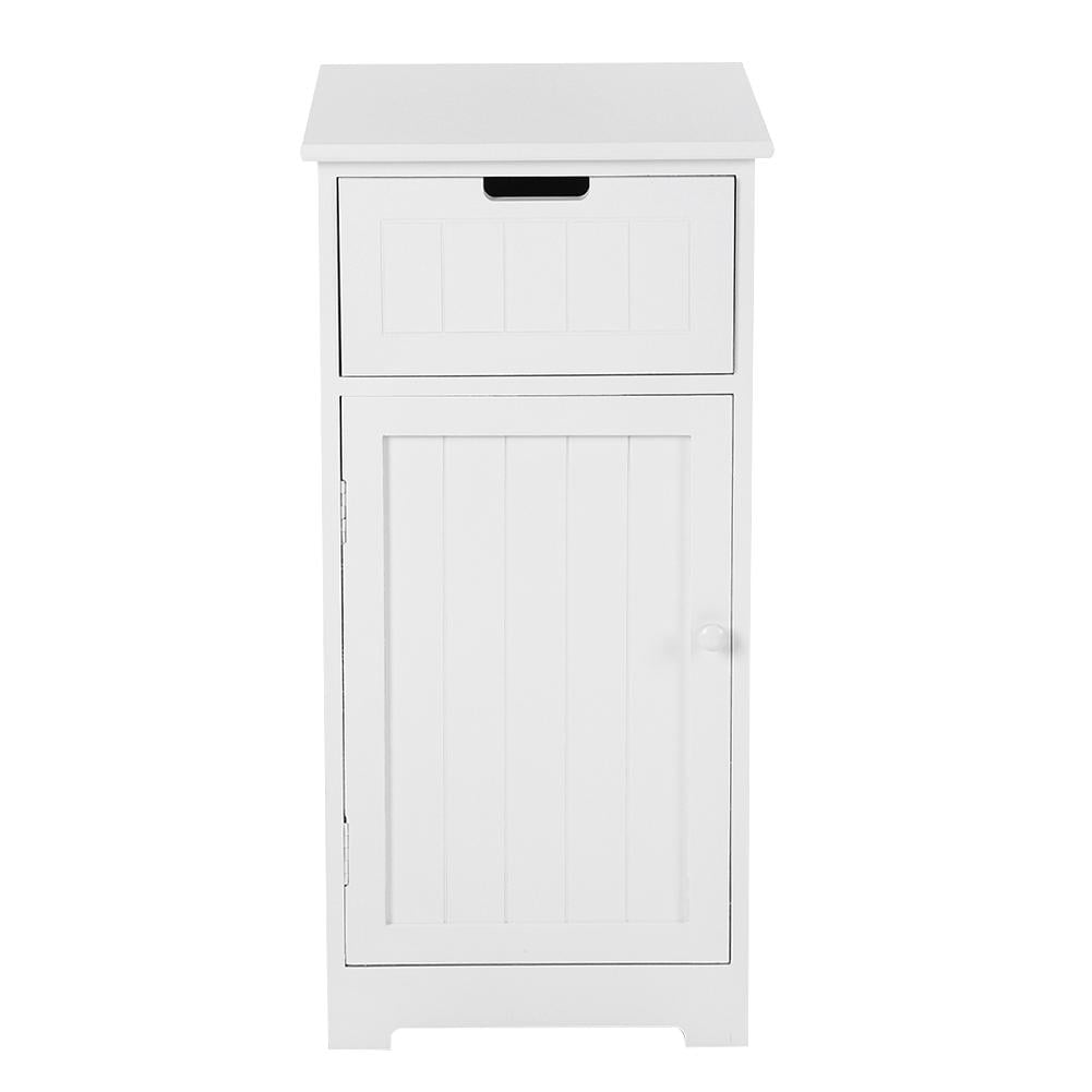 LYUMO Bathroom Toilet Narrow Storage Cupboard Furniture White