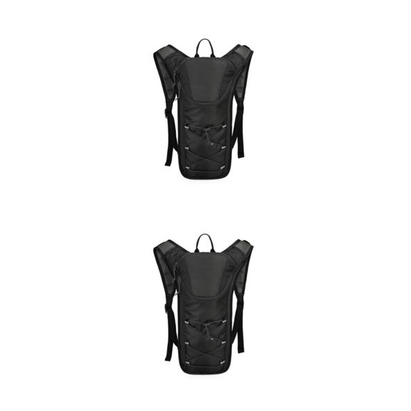 Eigraketly de senderismo de gran capacidad, ligera e impermeable para entusiastas del aire libre, de ciclismo, bolsa para exteriores Negro Negro 2Conjunto