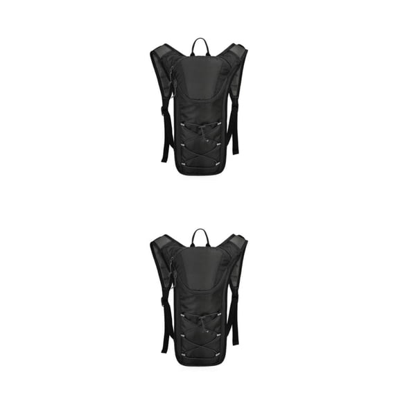 Eigraketly de senderismo de gran capacidad, ligera e impermeable para entusiastas del aire libre, de ciclismo, bolsa para exteriores Negro Negro 2Conjunto