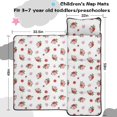 thumbnail image 5 of Pioneer Flower Floral Print Pattern Teens Toddler Nap Mat with Pillow, Sleeping Mat Bag for Preschool Daycare 59"x22", 5 of 6