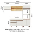 thumbnail image 3 of Cocina Integral Completa Modular Madesa Reims 260cm MM, 3 of 5