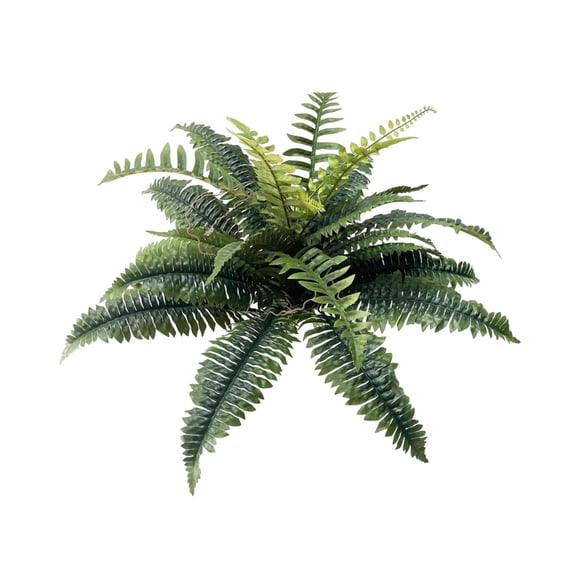 Tuscom Artificial Large Persian Fern Wall Decor Realistic Plastic Boston Leaves for Floral Arrangement Home Office Event Greenery