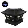 thumbnail image 2 of Billuyoard Lámpara de cabeza de columna solar Sin cableado Luz de cerca solar Luz de tapa de poste impermeable con interruptor de tres engranajes para Iluminación y accesorios Billuyoard HA018871-00, 2 of 6