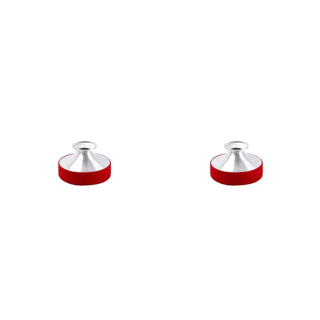 Toystoory Amortiguador de sonido, accesorios para instrumentos a prueba de herrumbre, instalación práctica, trompeta profesional, suministros Rojo 2piezas