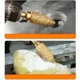 thumbnail image 3 of 6mm Shank Vacuum Brazed Diamond Burr Head Grinding Rotary File 8 1013 15 18 20mm, 3 of 13