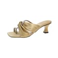 thumbnail image 1 of Sandalias para mujer Rhinestone Slide Twist con tiras y puntera abierta, 1 of 6