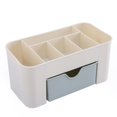 thumbnail image 2 of Caja de almacenamiento de maquillaje de 6 rejillasorganizador de artículos diversossuministros para el hogar (azul) Ndcxsfigh Nuevos Originales, 2 of 3
