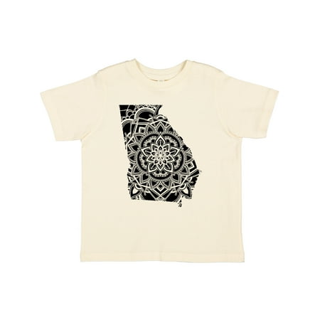 

Inktastic Georgia Silhouette Mandala Gift Toddler Boy or Toddler Girl T-Shirt