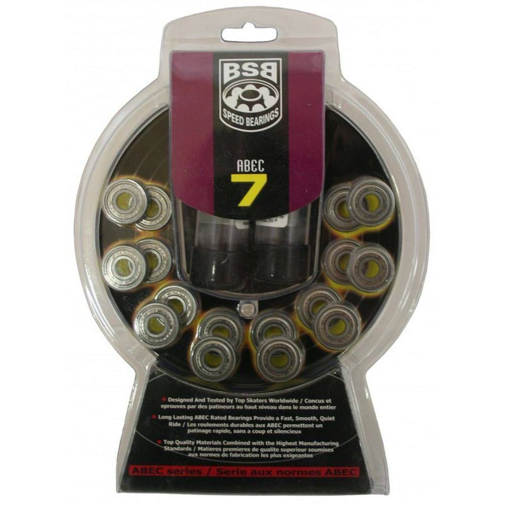 BSB SPEED BEARINGS Abec 7 Set of 16 INLINE Skate Rollerblade HOCKEY