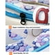 thumbnail image 4 of Xiao Hua Funda de asiento de inodoro para baño, cálida, agradable para la piel, lavable y reutilizable, disponible para las cuatro estaciones, 2 unidades (azul x 2), 4 of 5