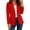 Red, variant on Blazers for Women Business Casual Long Sleeve Lapel Open Front Suit Jacket Work Office Blazer Trendy Suit Jacket with Pockets