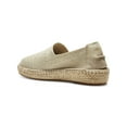 thumbnail image 2 of COLE HAAN Womens Beige Knit 1 Platform Padded Logo Cloudfeel Round Toe Wedge Slip On Espadrille Shoes 11 B, 2 of 4