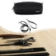 thumbnail image 1 of Bolsa de almacenamiento para cortadora de pelo, bolsa de almacenamiento para herramientas de aseo, múltiples compartimentos, tela Oxford con correa de Negro, 1 of 8