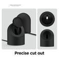 thumbnail image 2 of Organizador de cables con soporte para cargador inalámbrico para Samsung Galaxy Watch 5/5Pro (negro), 2 of 5