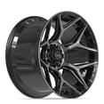 thumbnail image 3 of 4PLAY Wheels 4P06 22 Inch Rim Fits 6x135 & 6x139.7 22x12 Gloss Black Brushed with Tinted Clear (1), 3 of 5