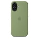 thumbnail image 5 of Funda para iPhone 17 de Apple en silicona con MagSafe color musgo claro, 5 of 6