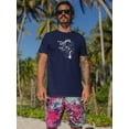 thumbnail image 2 of Surfing Is A Real Life  T-Shirt Men -Image by Shutterstock, Male 5X-Large, 2 of 4