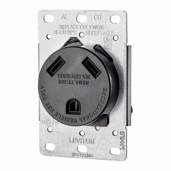 MT30A TT-30R Flush Mount Shallow Single Outlet