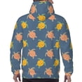 thumbnail image 7 of Lsque Cute Turtle Pattern Casual Men's Hoodie,Hooded Sweatshirt with Kangaroo Pocket,Pullover Hoodie-Small, 7 of 7