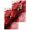Red, variant on Red Marble Kitchen Dish Towels for Drying Dishes Set of 2, Modern Ombre Abstract Ink Painting Art Waffle Weave Microfiber Hand Tea Bathroom Towels Quick Dry & Absorbent Towel 15.7x23.6