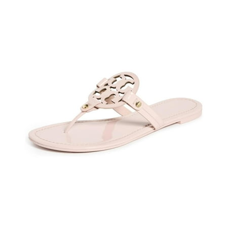 

Tory Burch Womens Miller Thong Sandals - Seashell Pink - 9