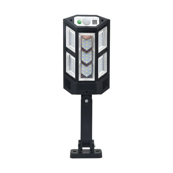 Outdoor Solar Powered Waterproof High Brightness Light Lamp Garden Courtyard Backyard Adjustable Human Body Detection Lighting pp-902T