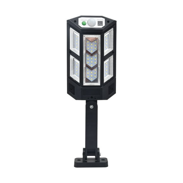Billuyoard Lámpara de pared de luz de alto brillo resistente al agua con energía Solar para exteriores jardín Patio detección de cuerpo humano 4 modos Iluminación y accesorios pp-902T Billuyoard HA071221-01