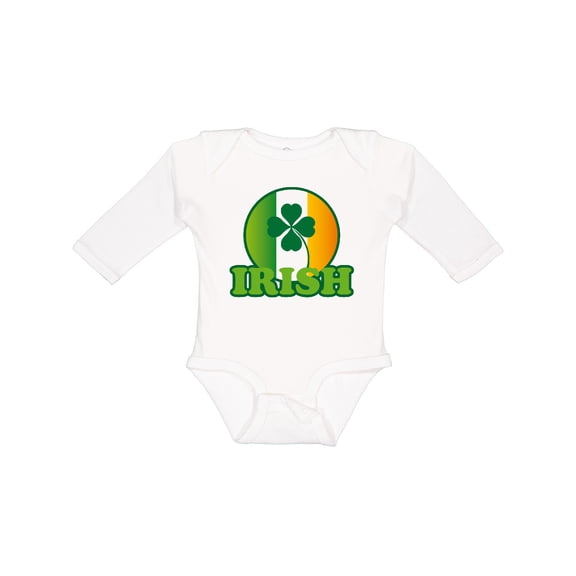 Inktastic St Patricks Day Cute Irish Gift Boys or Girls Long Sleeve Baby Bodysuit