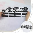 thumbnail image 3 of My Success Medal Hanger Inspiarional Text Medal Holder Iron Hook Rack Frame Awards Ribbon Cheer Ribbon Lanyard Medal Wall Hanger Material Iron, 3 of 7