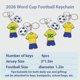 thumbnail image 5 of Yanonmyfd 2026 World Cup Soccer Keychain Mini Backpack keychain Mini Soccer Party FavorsFootball Fan Gift & Souvenir (4PCS), 5 of 18