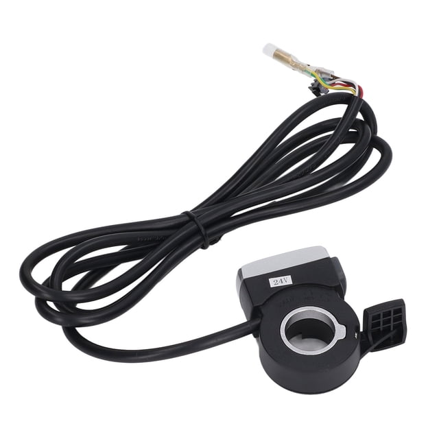 Thumb Throttle, 106DX Finger Throttle Accelerator Handle Thumb Throttle Electric Scooter Throttle with Switch Battery Status for Handlebars with 22.3mm Caliber