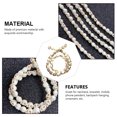 thumbnail image 2 of WORGEOUS 2 conjuntos de joyas que hacen collar pulsera brazaletes artesanías en forma de cráneo conjuntos de cuentas, 2 of 9