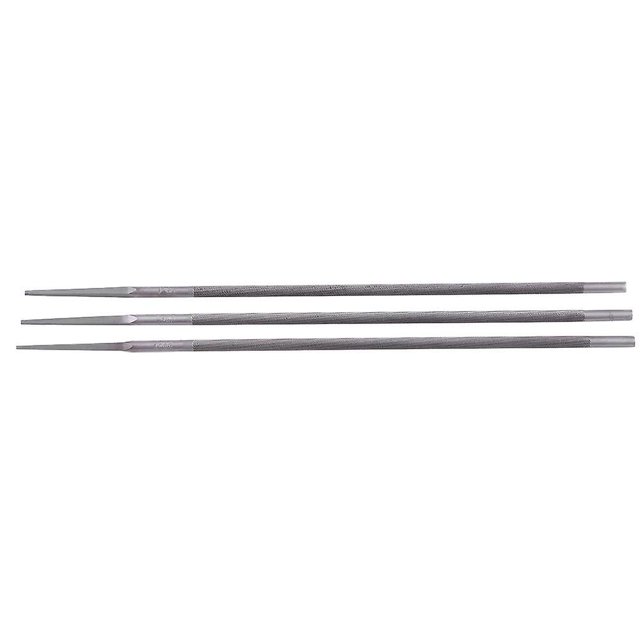 3 uds 4mm afilador redondo motosierra Sierra cadena archivos afilador para carpintería 200mm/7,9 "cojinete acero colmillos afilados alta dureza ZefeiWu 8390606597793
