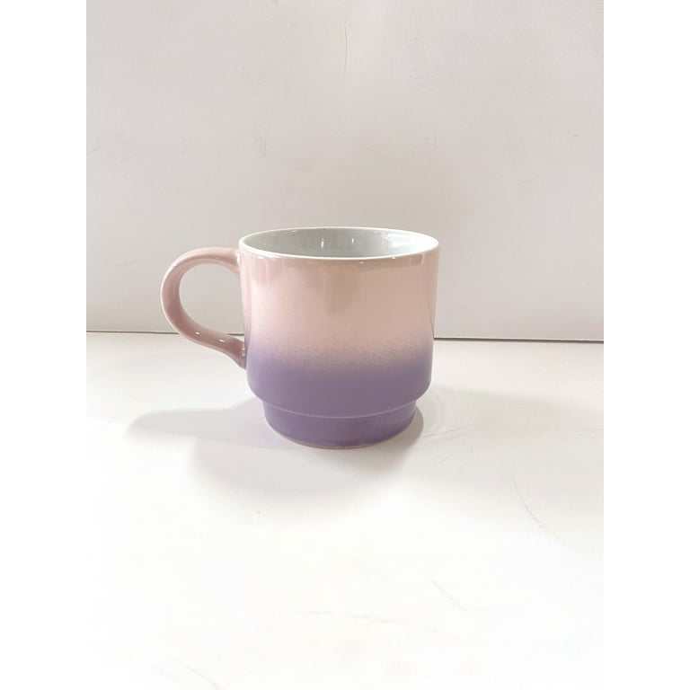 Fire-King Purple Violet Stackable Coffee Mug