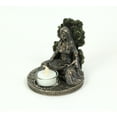 thumbnail image 2 of Veronese Design 4 7/8" Tall Celtic Goddess Danu Tealight Candle Holder Cold Cast Bronzed Resin Sculpture Wiccan Home Decor Figurine Collectibles, 2 of 3