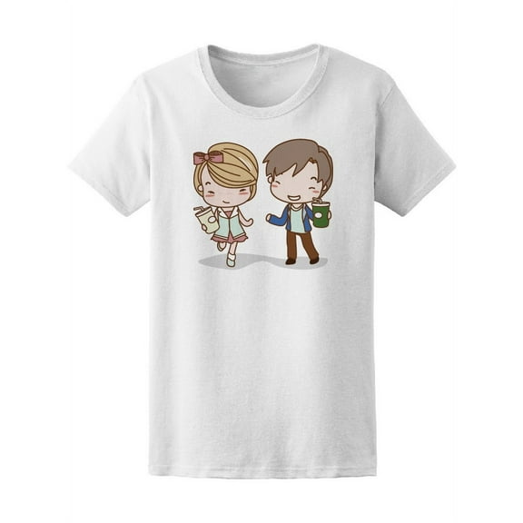 Cute Couple Of Lovers Tee Women's -Image by Shutterstock