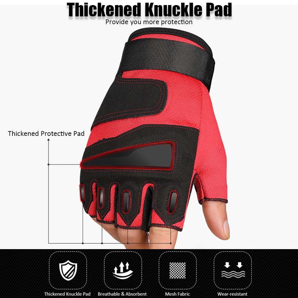 EBOOT Série De Gants Sans Doigts De Préhension Gants Demi-Doigts Antidérapants Mitaines En Tricot Unisexes Pour Hiver (Gris Foncé