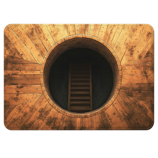 Hearth & Gear 3D Stereoscopic Floor Mat For Home Bathroom Absorbent And Non Mat Easy To Clean And Dirt Entrance Door Mat Rug for Classroom Non Rugs for Living Room Fall Blanket Throw Floor Rug Large