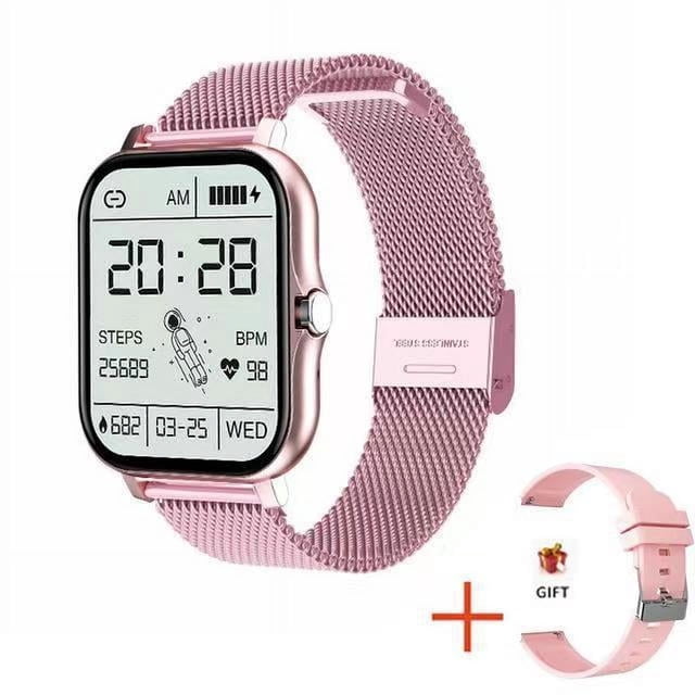 Reloj inteligente Bluetooth Llamada Ejercicio Podómetro Frecuencia cardíaca Presión arterial Oxígeno en sangre Sueño Monitoreo de salud