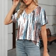 thumbnail image 4 of Usted Es Más Que una Camisa de Puntuación de Prueba, Cuello en V de Manga Corta Suelta, Camisa para Mujeres, 4 of 8